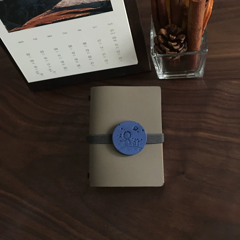 Handmade Little Prince Leather Planner Band | Elastic Journal Strap for Planner Notebooks | Planner Accessory Cute Stationery Gift