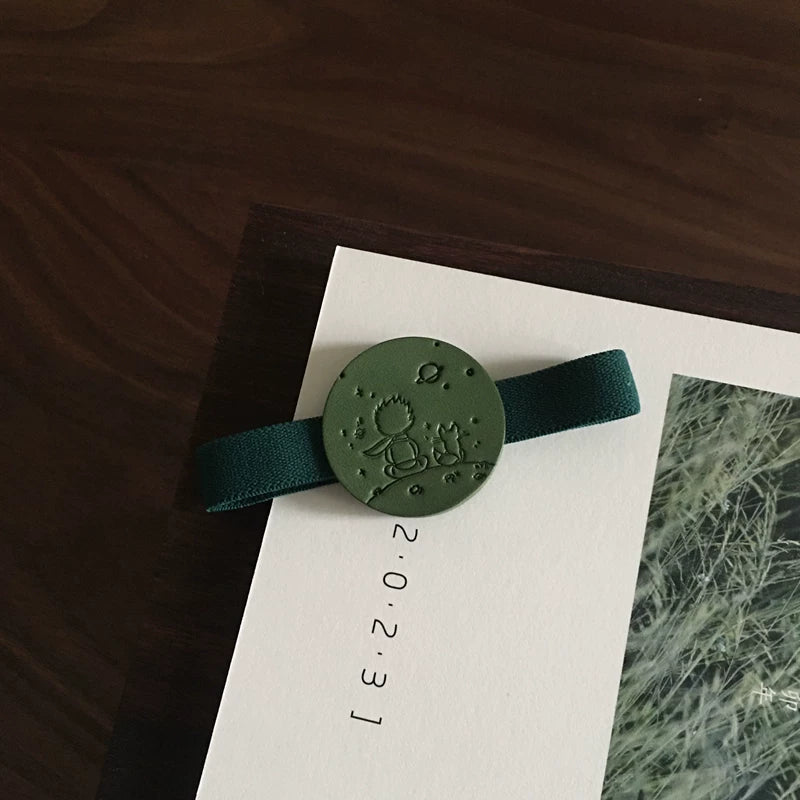 Handmade Little Prince Leather Planner Band | Elastic Journal Strap for Planner Notebooks | Planner Accessory Cute Stationery Gift