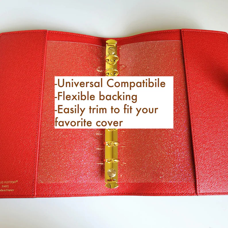 A6 Ring Adapter Insert for Notebook Planner , Binder Insert 15mm 20mm Dashboard