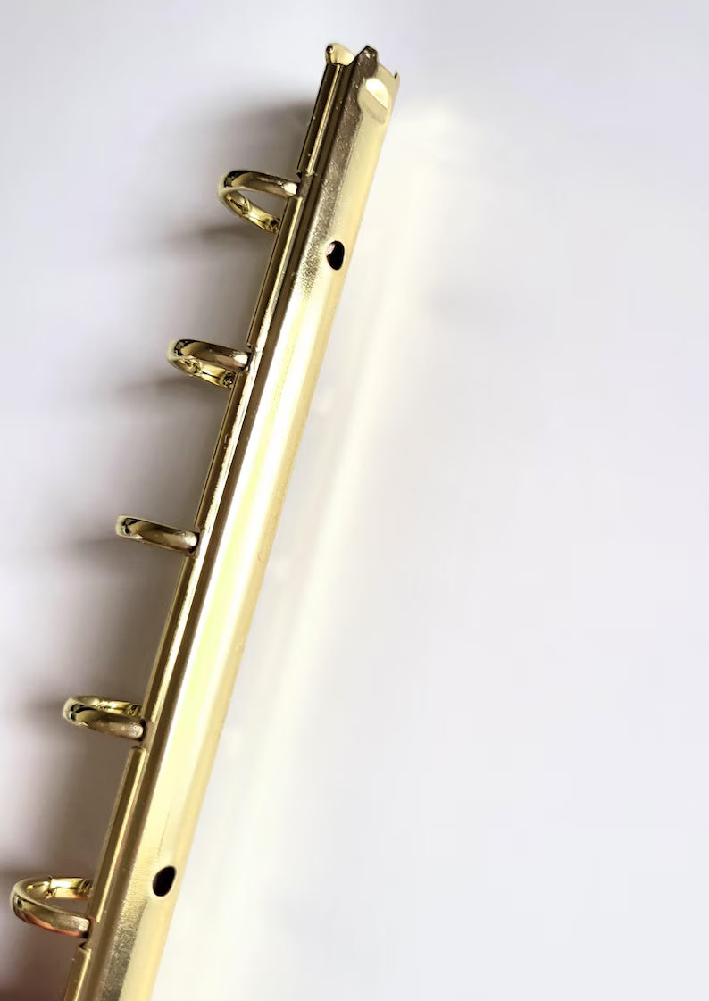 A6/A7/A8 Slim 11mm 13mm Binder Ring Mechanism, Krause Style Notebook Ring Replacement Planner DIY Gold Silver
