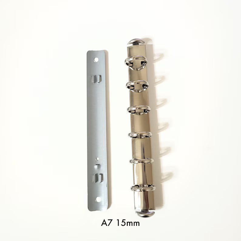 A6/A7/A8 Slim 11mm 13mm Binder Ring Mechanism, Krause Style Notebook Ring Replacement Planner DIY Gold Silver